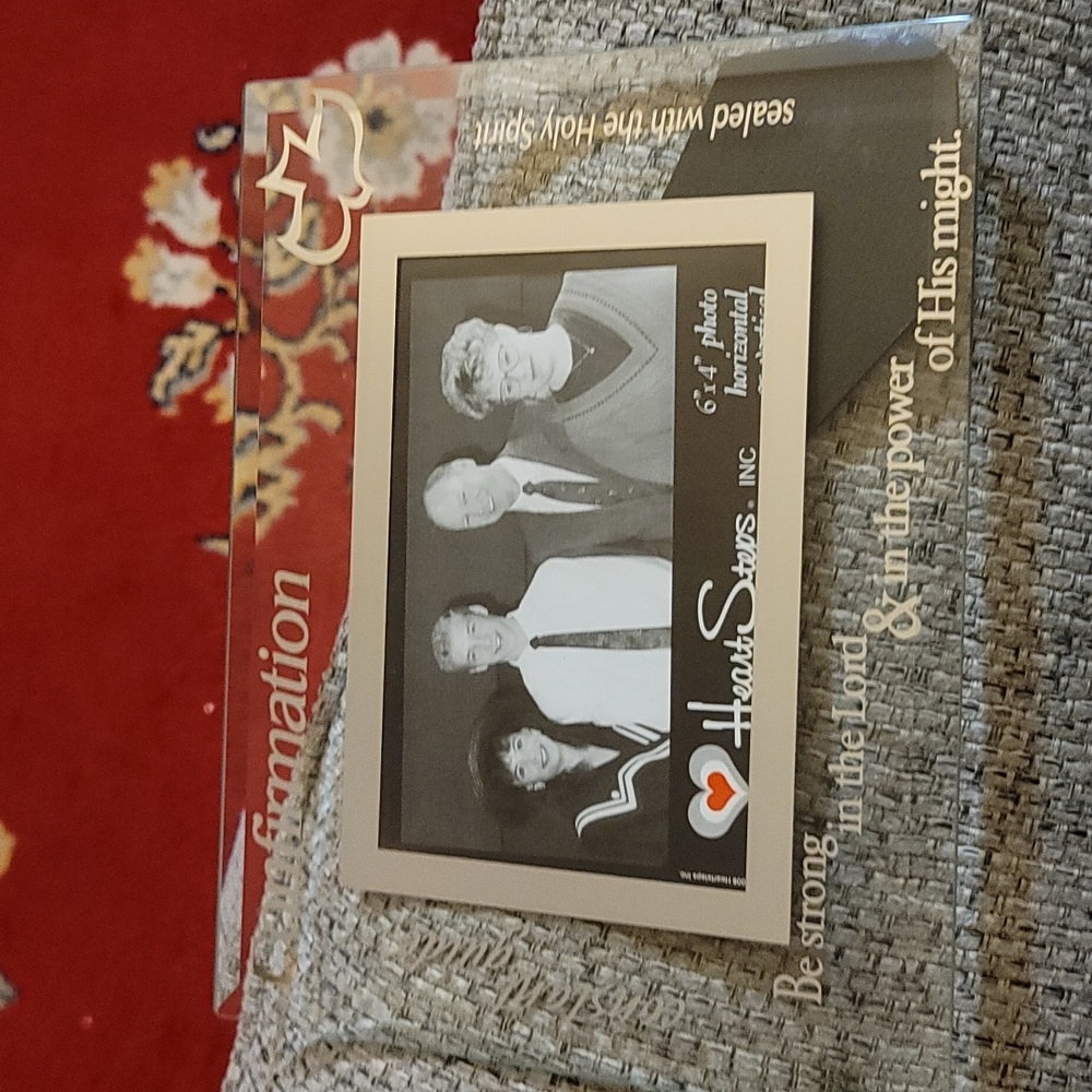 Glass Confirmation Frame.